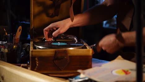vintage record player repair