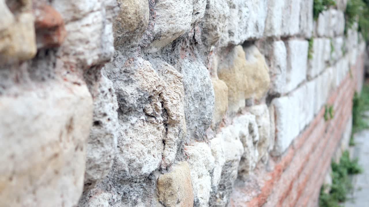 antiguo muro de piedra