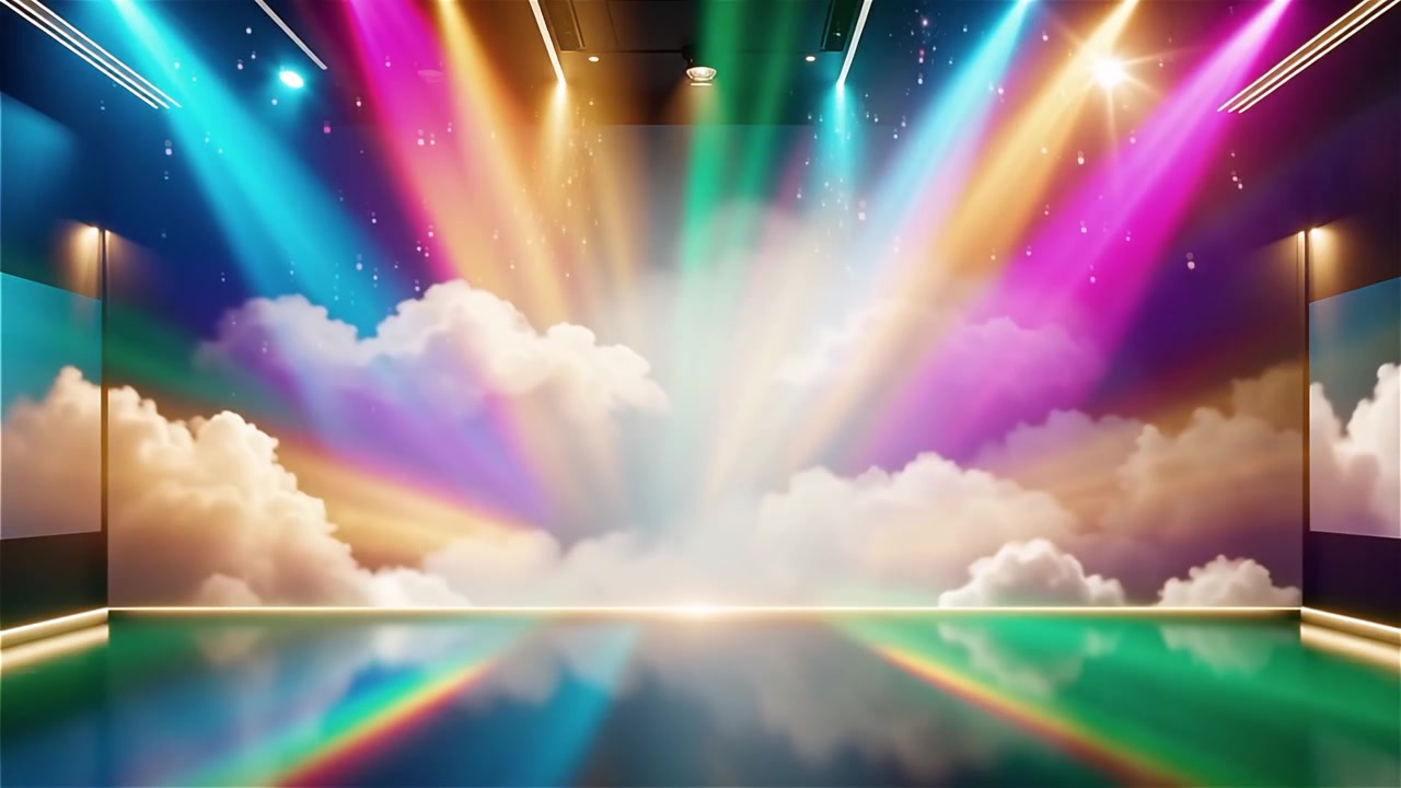 Sfondo di Adorazione Cristiana con Luce Celeste