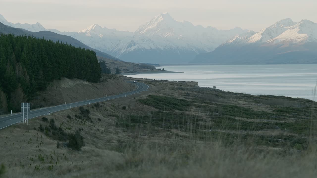самый живописный маршрут в новой зеландии, ведущий к маунт-куку.