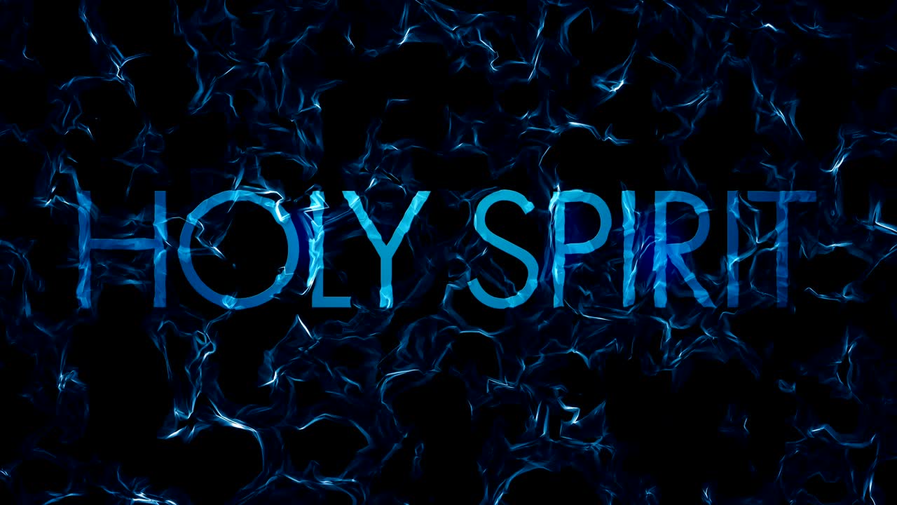 fractal espíritu santo título agua bucle abstracto