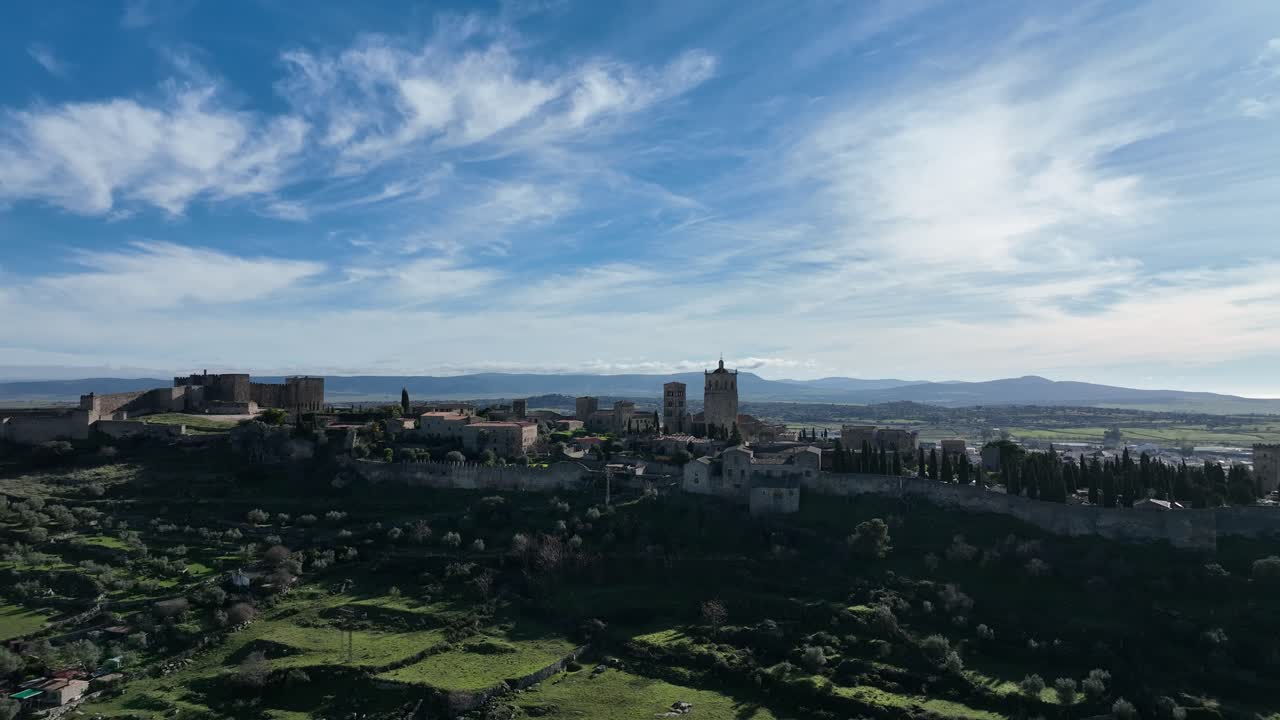 vista panoramica di trujillo realizzata con il mio mavic 3