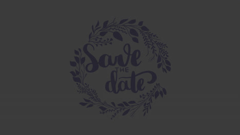 save the date invitation design