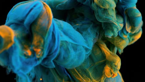 mezcla mágica de colores de tinta