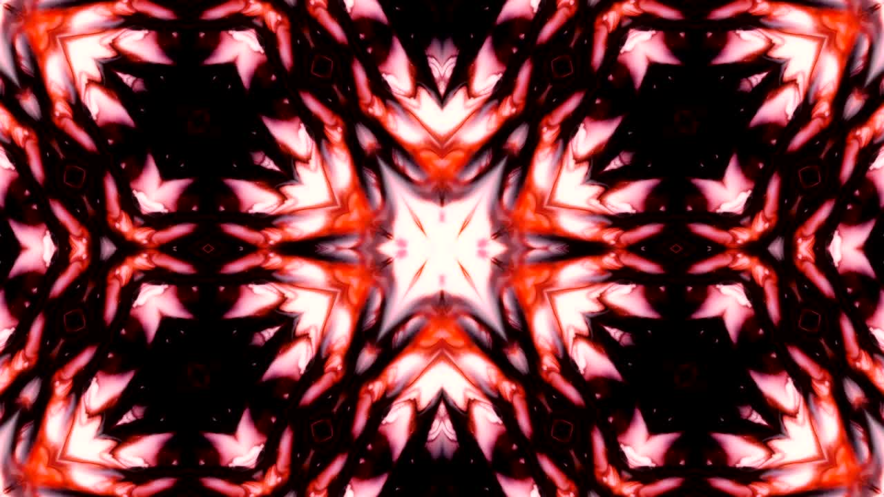 Movimento de Fundo de Caleidoscópio Abstrato Colorido