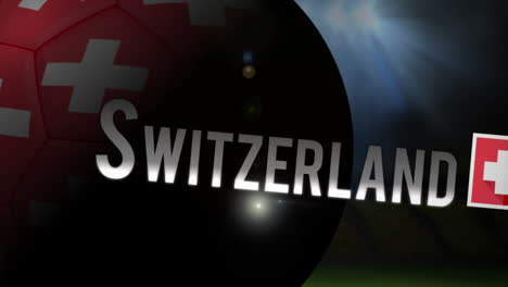 switzerland world cup 2014 animation with football