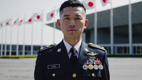 military officer portrait