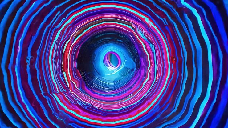Abstract Psychedelic Circle Pattern