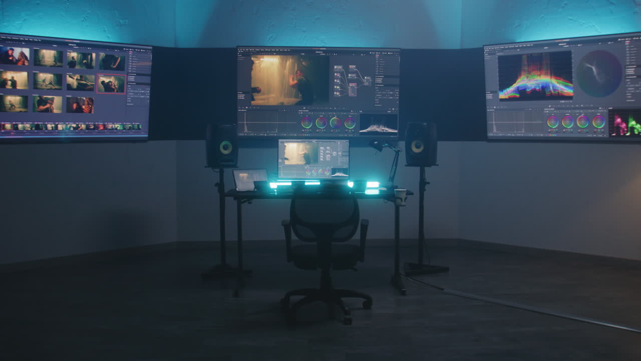 estudio de edición de video