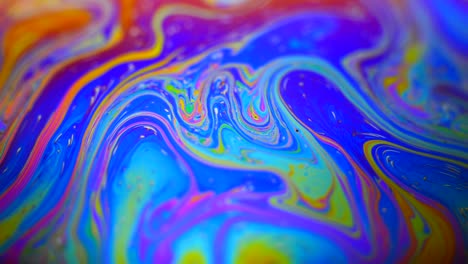 colors in motion, liquid effect, soap bubbles