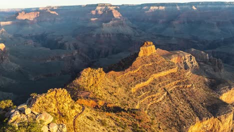 Parque-Nacional-Del-Gran-Cañón-De-Lapso-De-Tiempo-De-4-K-En-La-Vista-Del-Amanecer-Desde-El-Punto-Ooh-Aah,-Arizona,-Estados-Unidos