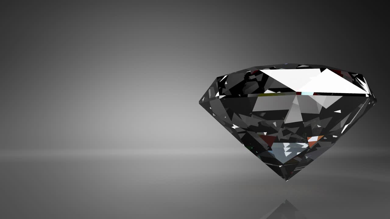 검은색 텍스트 공간에 다이아몬드