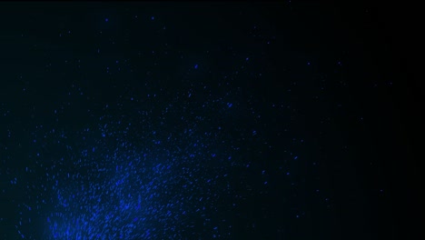 particles dust blue abstract light motion background. animation of glowing particles. perfect as a background for topics like cinematic or luxury and titles.