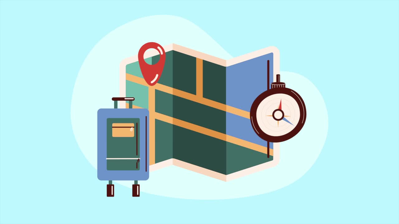 여행 계획 일러스트레이션