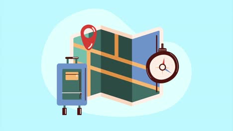 ilustración de planificación de viajes