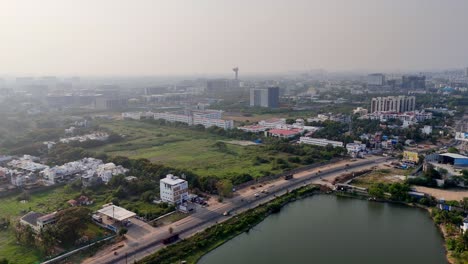 aerial view of chennai kelambakkam's location along the omr corridor a vital link to chennai's it hub and well-connected to other parts of the city east coast road (ecr) and vandalur-kelambakkam road.