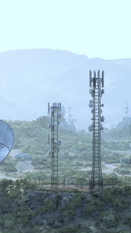 cell towers in the desert