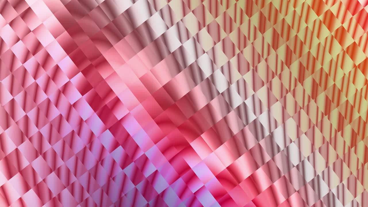 Abstract geometric colorful square background motion video