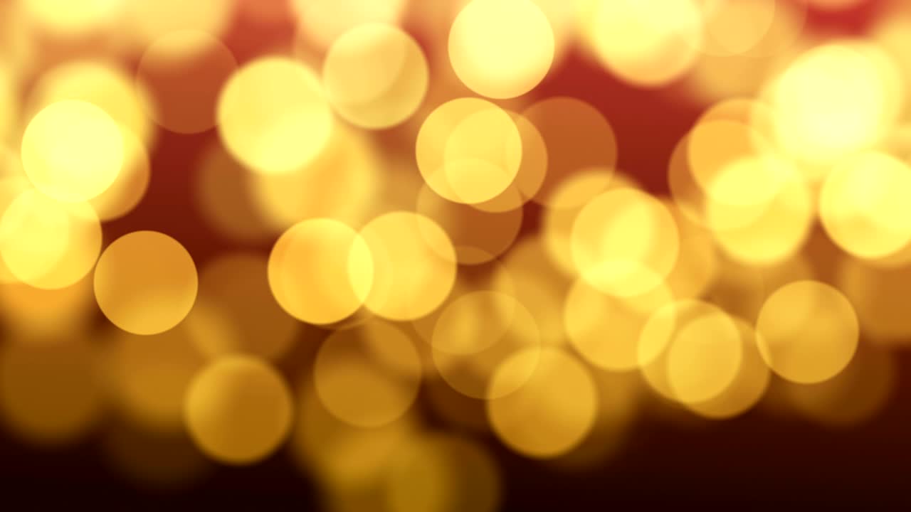Moving glitter lights, defocused light reflections loopable bokeh background