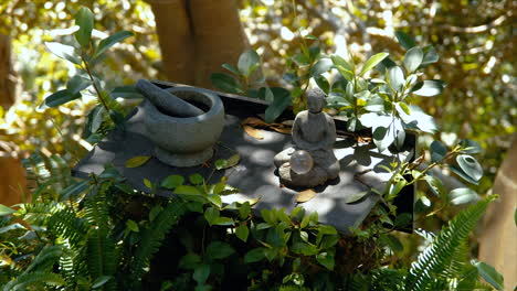 buddha and a mixing bowl