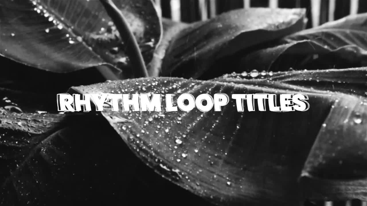 Titoli con Loop Ritmico 12 Titoli con Loop Ritmico Adobe After Effects 2023 Risoluzione 3840×2160