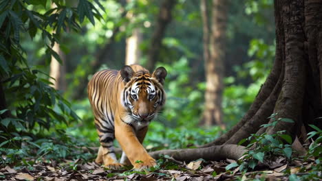 tiger in the jungle