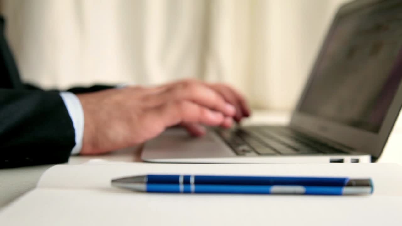 Businessman Working In Office
