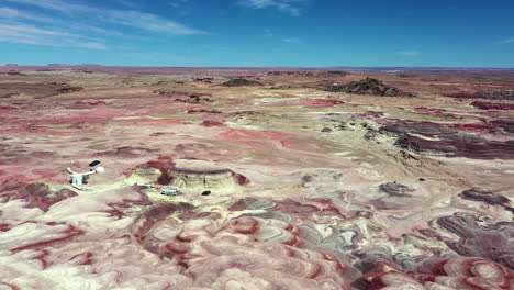 mars desert research station in utah, slow drone circle