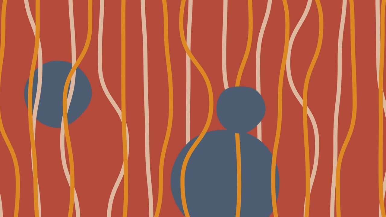 Hand Drawn Seamless Red Background