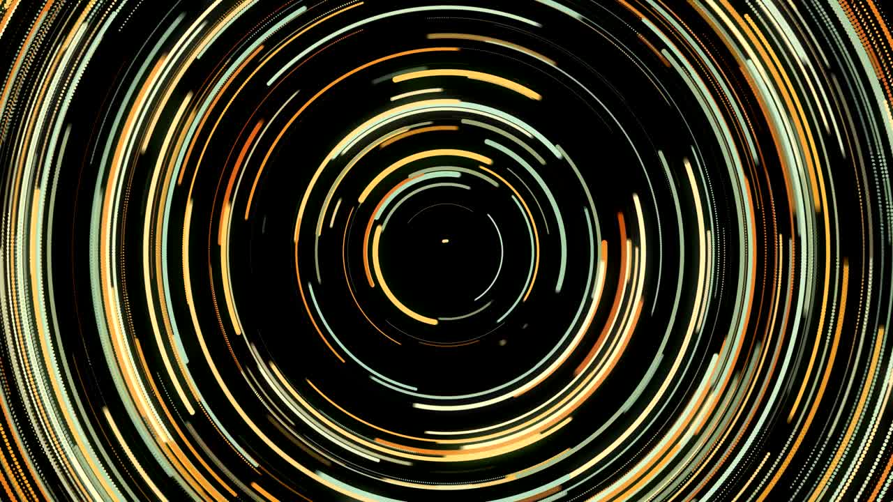 추상적인 원형 선.