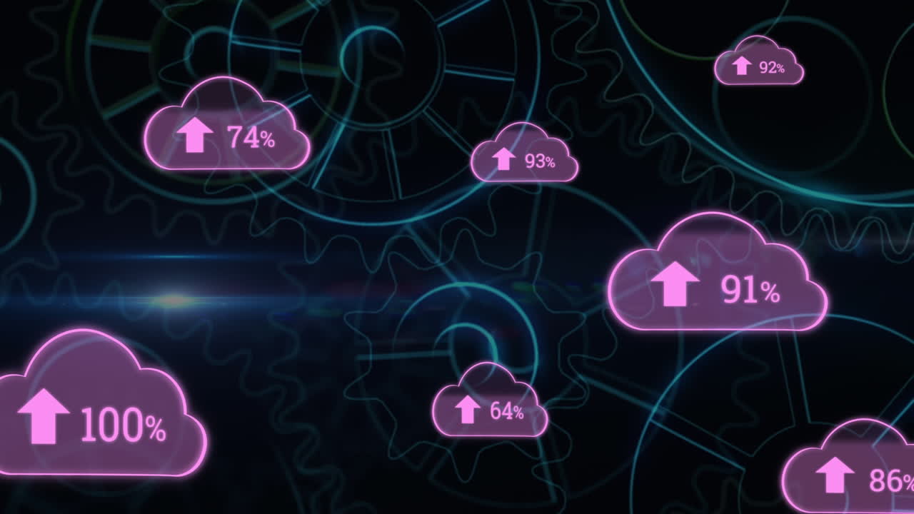 nubes digitales que se suben