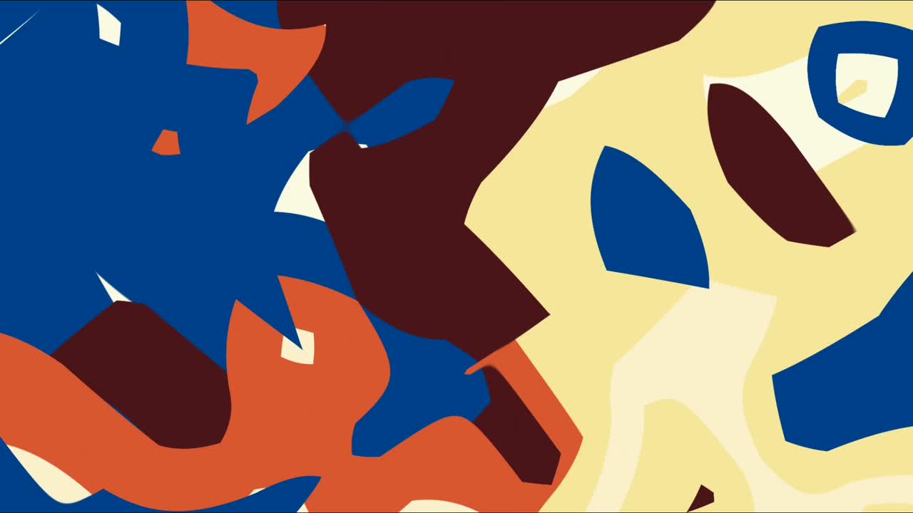 원형 모션 배경에서 여러 색상의 겹치는 추상 디자인 - 근접 촬영