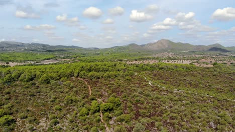 Terreno-Tupido-Paisaje-Cuesta-Arriba-De-La-Isla-De-Spinalonga-Creta-Grecia