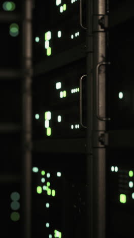 server racks in a data center