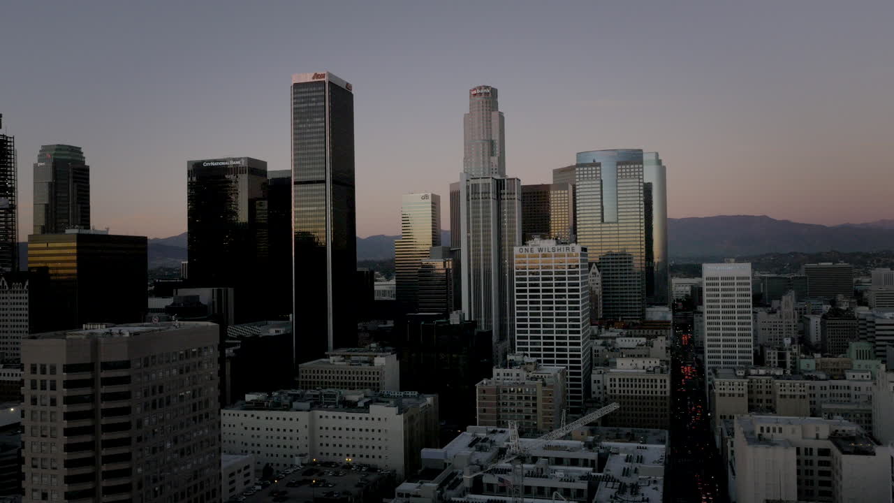 Downtown Los Angeles Skyline at Dusk