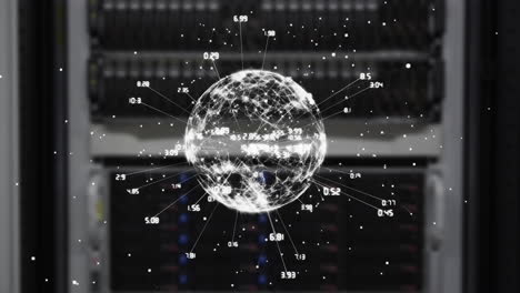 esfera digital con números
