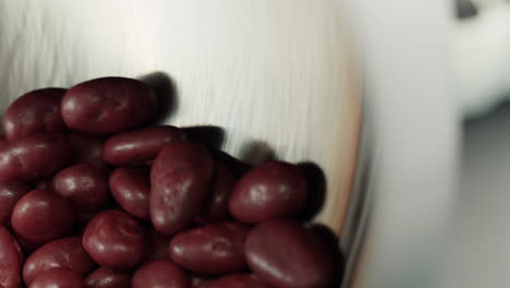 close-up of red kidney beans