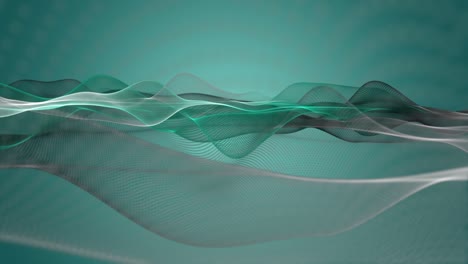 animación fantástica con objeto de onda de partículas en cámara lenta, 4096x2304 bucle 4k