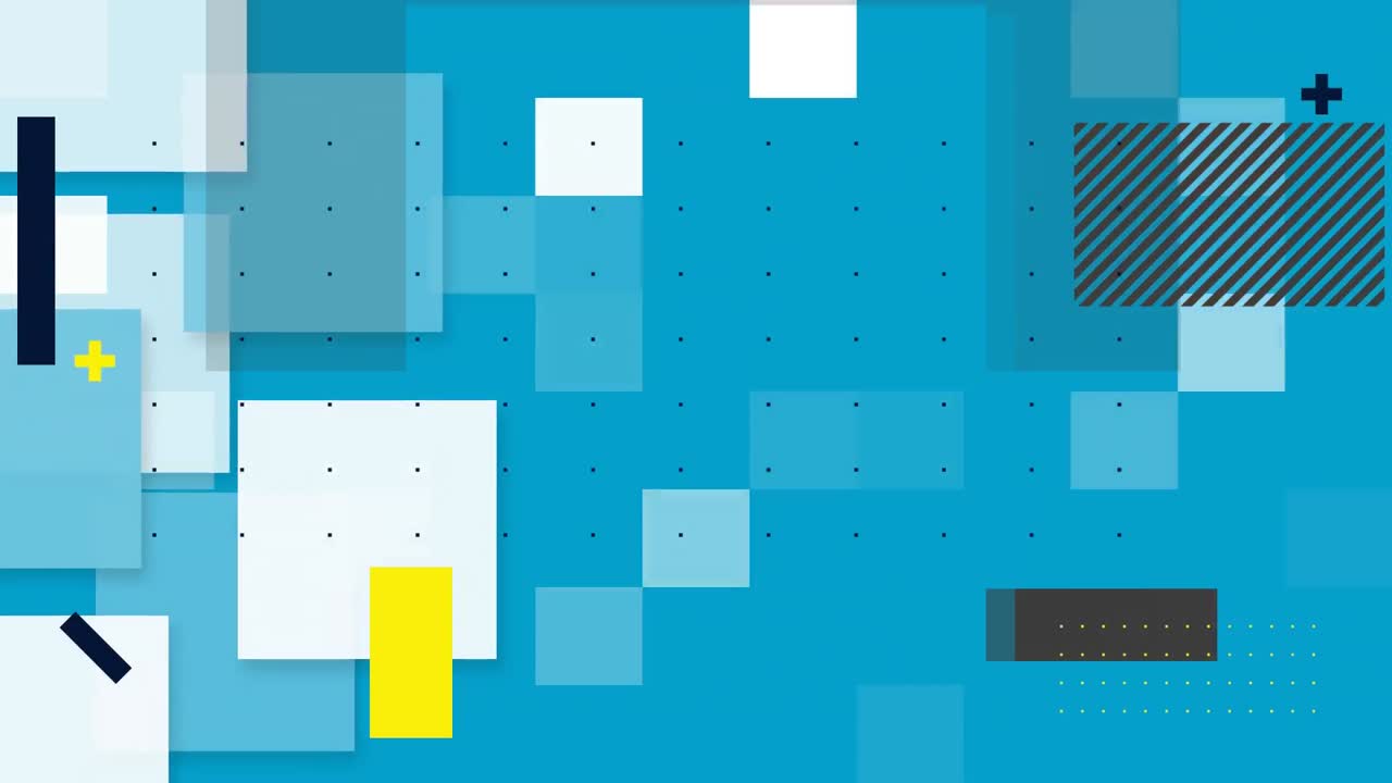 Rectangles and squares moving on blue grid