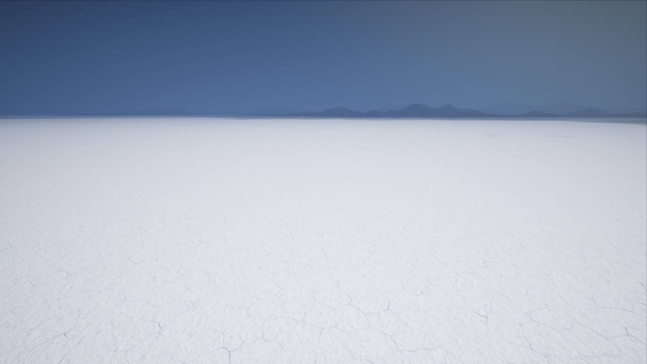 Amazing natural scenery of Salt Flats