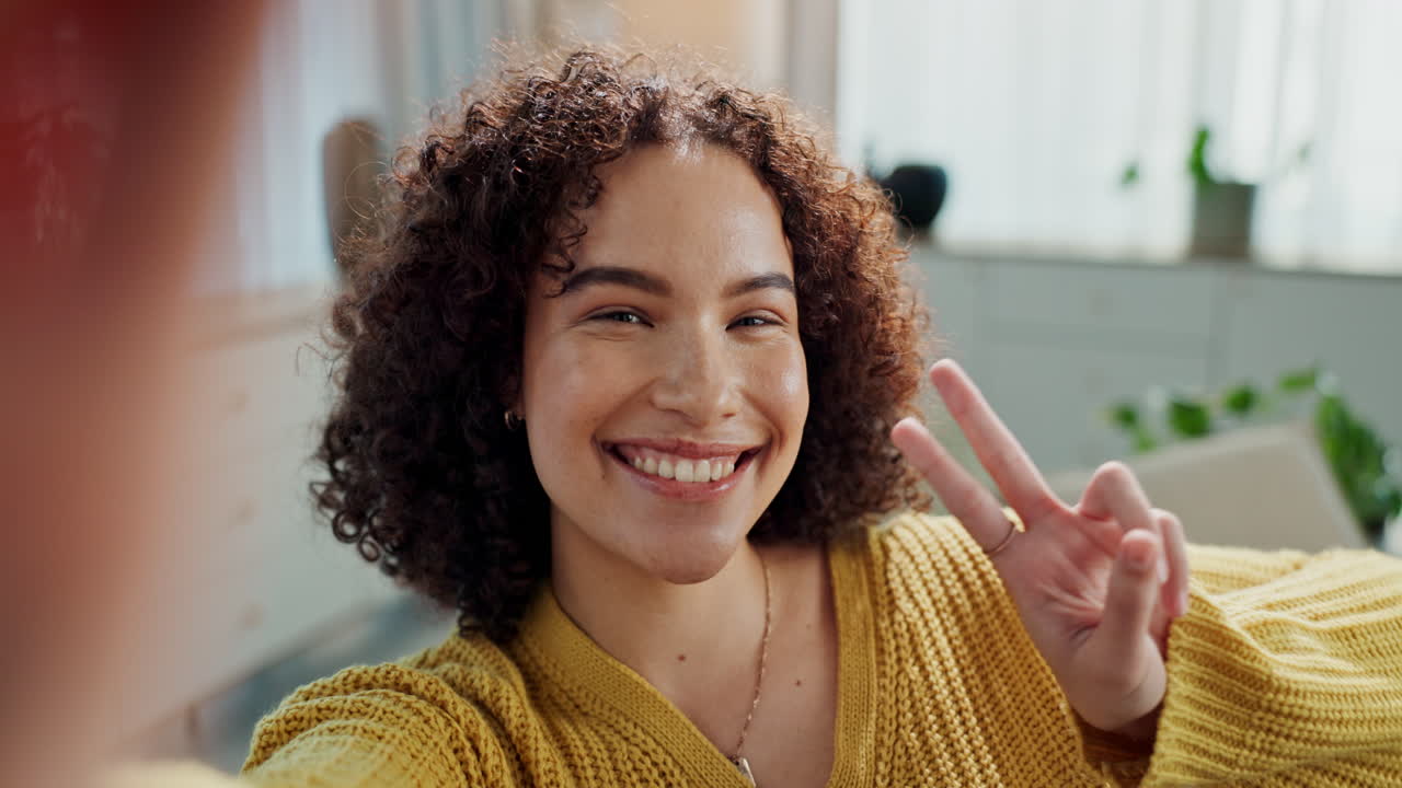 Woman taking a selfie