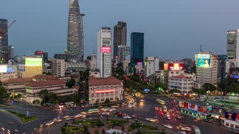4k time-lapse de la ciudad de ho chi minh, ho chi minh.