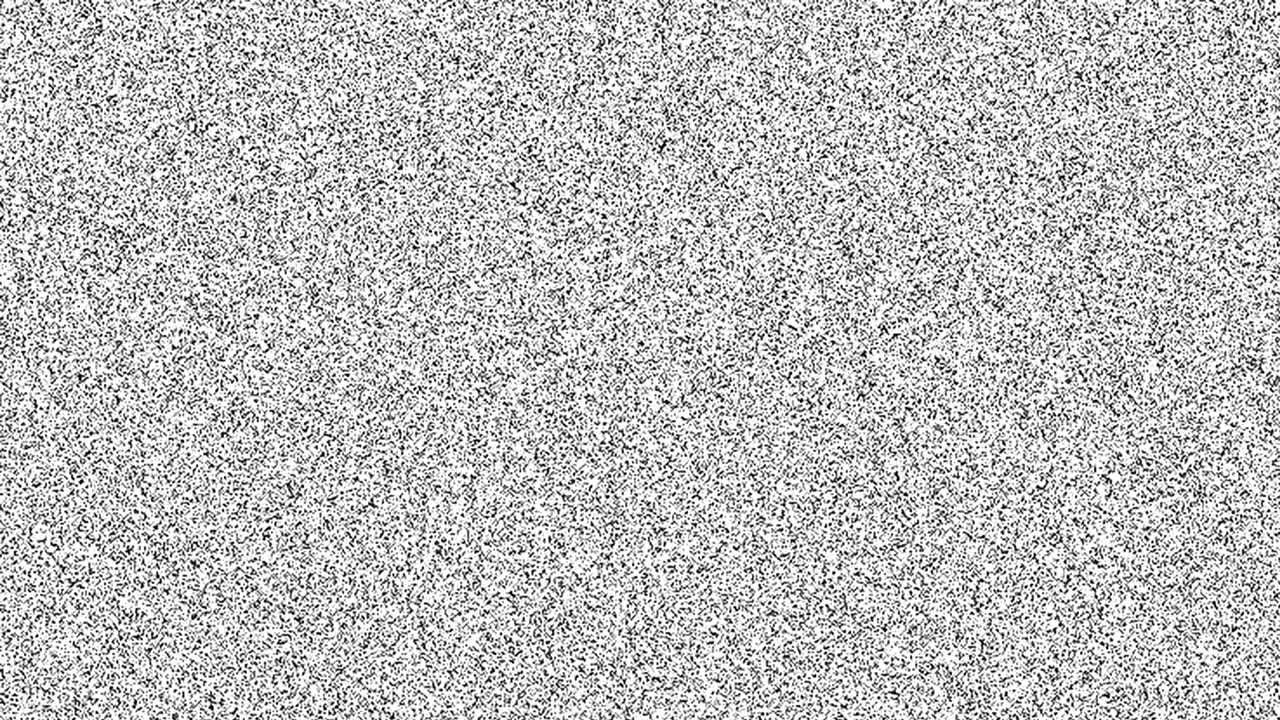 Sugar Salt Lactose Fat Gluten GMO. Series of words about food problem on noisy old screen. Looping VHS interference