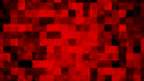 fondo de patrones cuadrados en movimiento abstractos rojos - 4k