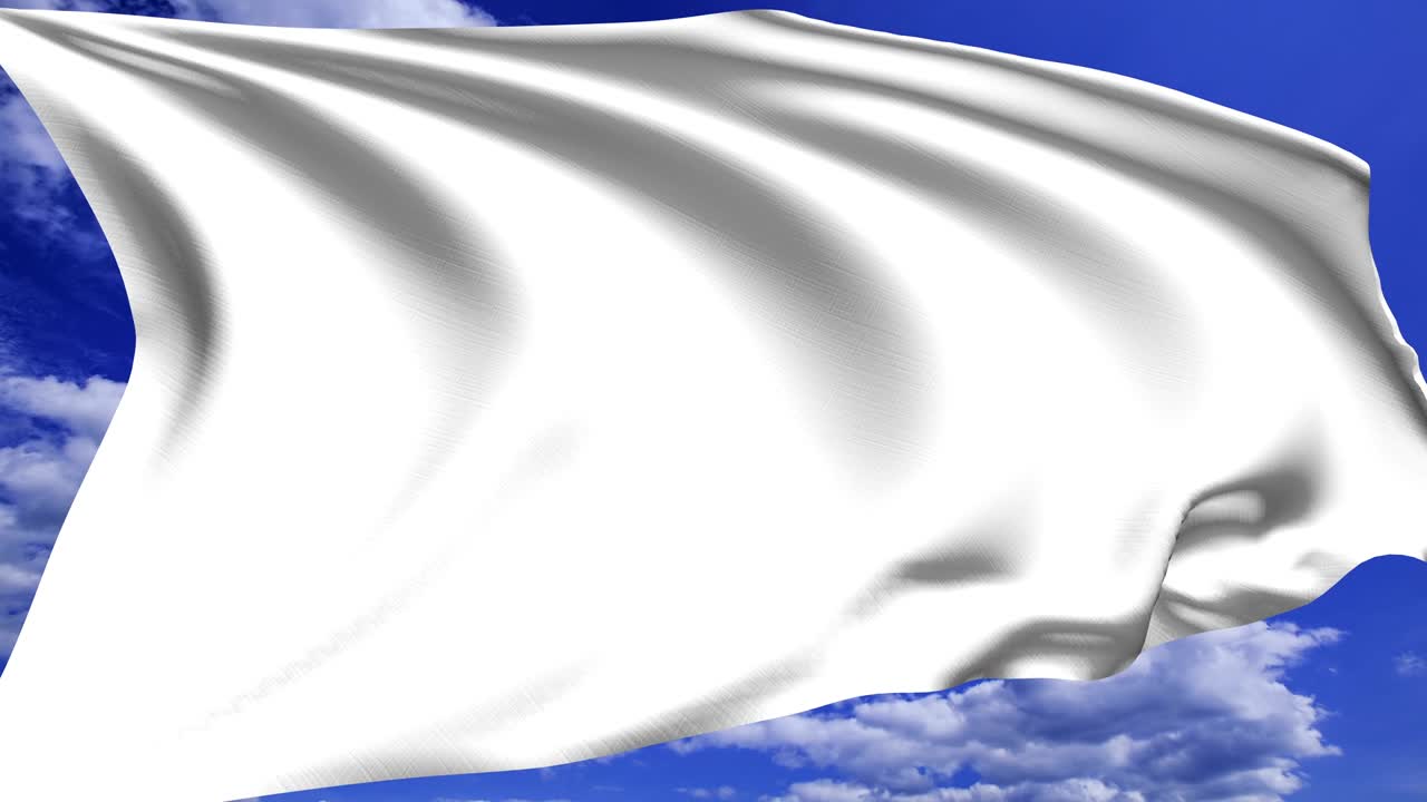 bandera blanca (en bucle, canal alfa)