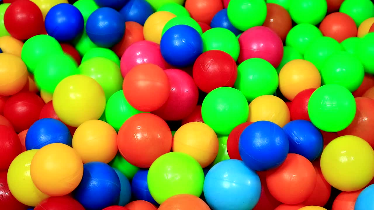 toy balls dropping at floor