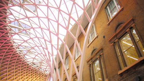 Detail of the roof of King's Cross station