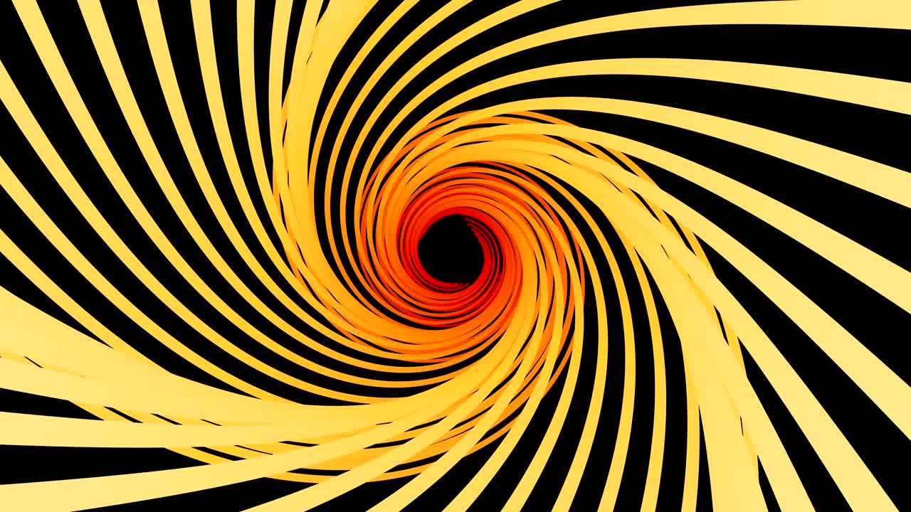 fondo de movimiento de túnel de remolino abstracto en 3d.