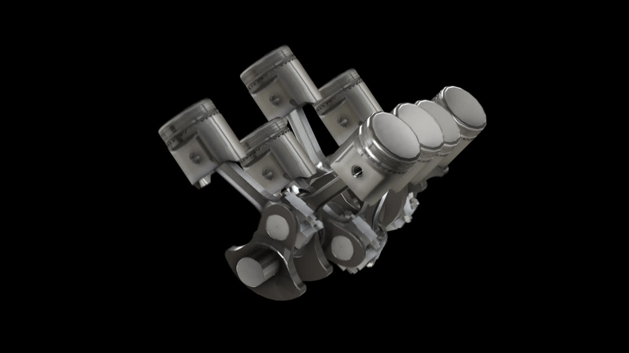 엔진 피스톤과 크랭크 샤프트