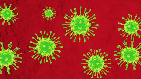 Representación-3d-De-Un-Bucle-Perfecto-Corona-Virus-Girando-Y-Moviéndose